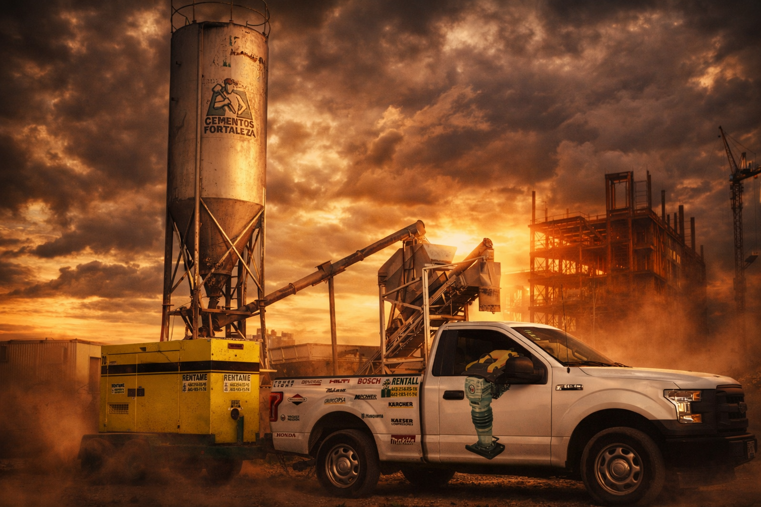 Maquinaria de construcción Rentall Querétaro